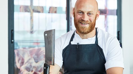 Foto af køkkenchef Bjørn Madsen fra Aros